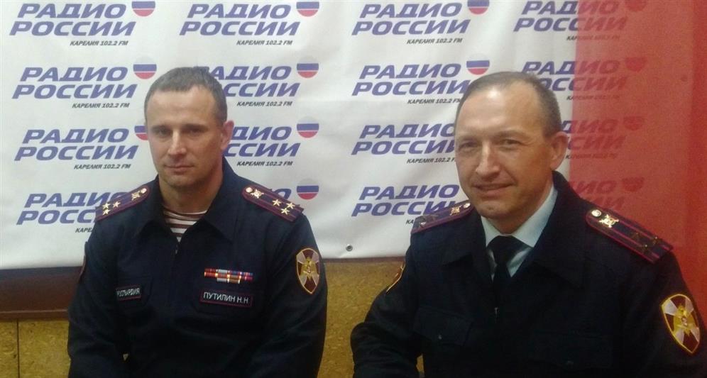 Гостями эфира региональной радиостанции стали руководитель Отдела Росгвардии по Республике Карелия и его заместитель 