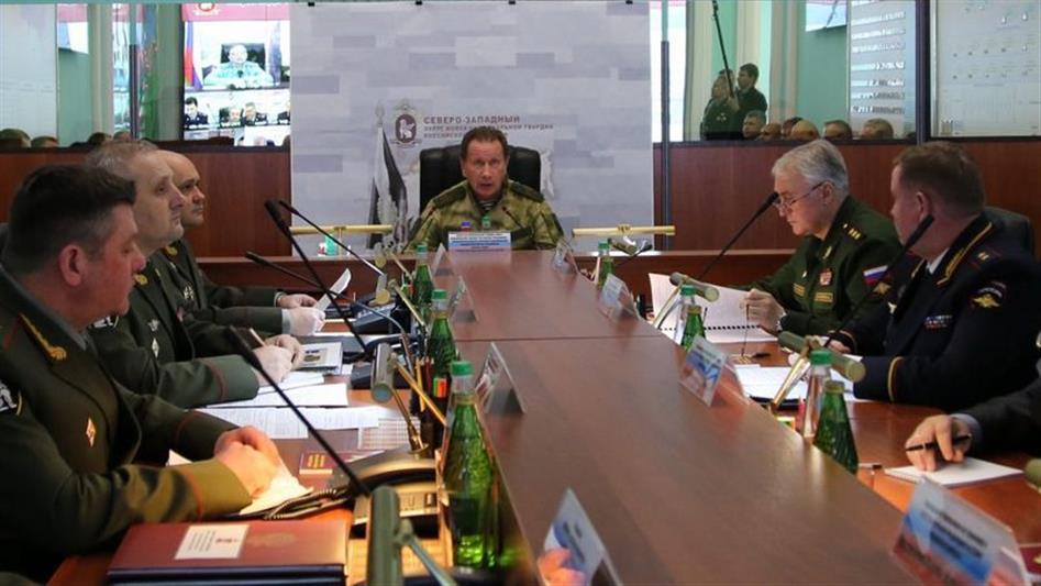 Главнокомандующий Росгвардии генерал армии Виктор Золотов провел служебное совещание с руководящим составом Северо-Западного округа