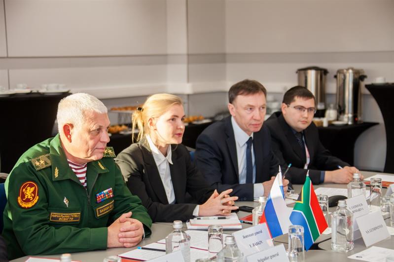 В МОСКВЕ СОСТОЯЛАСЬ РАБОЧАЯ ВСТРЕЧА ПРЕДСТАВИТЕЛЕЙ РОСГВАРДИИ И СИЛ СПЕЦИАЛЬНОГО НАЗНАЧЕНИЯ НАЦИОНАЛЬНЫХ СИЛ ОБОРОНЫ ЮЖНО-АФРИКАНСКОЙ РЕСПУБЛИКИ
