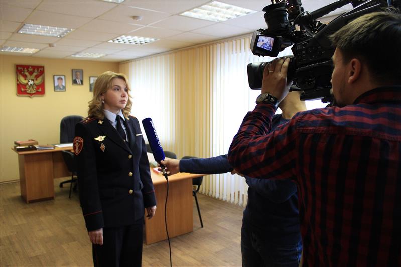 Журналисты архангельского городского телеканала осветили ход профилактического рейда, проводимого сотрудниками Центра лицензионно-разрешительной работы территориального органа Росгвардии