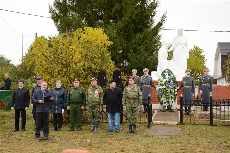В Калужской области почтили память воинов-дзержинцев, героически павших в битве за Москву