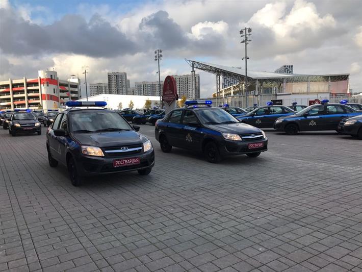 ВНЕВЕДОМСТВЕННОЙ ОХРАНЕ РОСГВАРДИИ ПЕРЕДАН СЛУЖЕБНЫЙ АВТОТРАНСПОРТ ДЛЯ ОБЕСПЕЧЕНИЯ БЕЗОПАСНОСТИ ЧЕМПИОНАТА МИРА ПО ФУТБОЛУ 2018 ГОДА