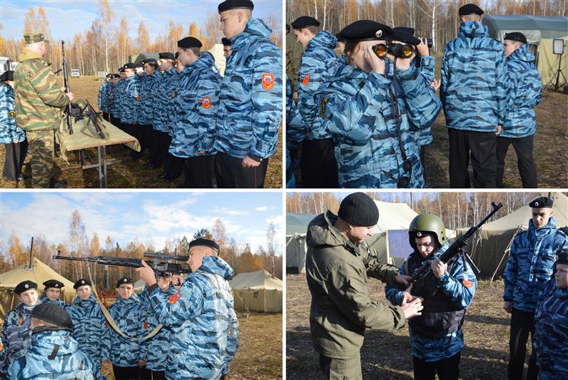 Бойцы брянского ОМОНа провели Урок мужества с кадетами подшефной школы