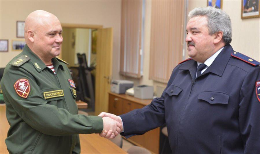 Командующий Северо-Западным округом Росгвардии провел рабочую встречу с начальником УМВД России по Мурманской области
