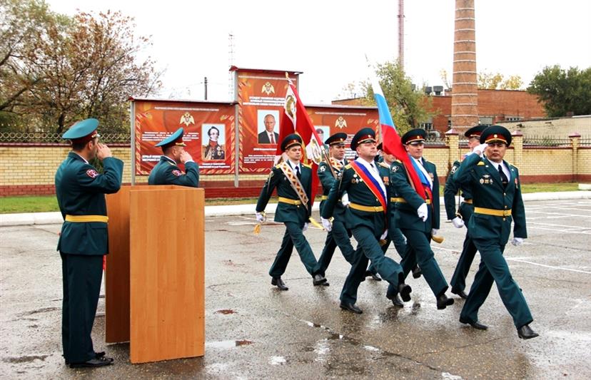 В Краснодаре состоялась церемония прощания с боевым знаменем отдельной бригады оперативного назначения Северо-Кавказского округа Росгвардии