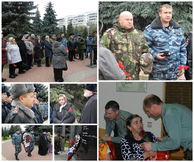 В Центральном округе Росгвардии прошли мероприятия, посвященные памяти погибших правоохранителей