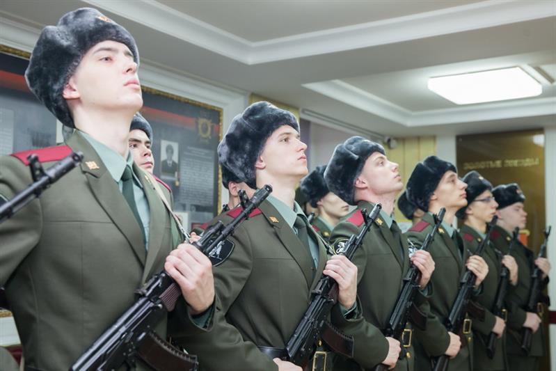 В Центральном музее Росгвардии состоялся торжественный ритуал приведения к военной присяге первых военнослужащих научной роты