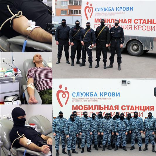 Сотрудники Управления Росгвардии по Воронежской области приняли участие в акции добровольной сдачи крови