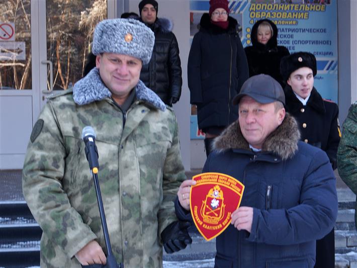 В Северском кадетском корпусе открыли два класса войск национальной гвардии РФ
