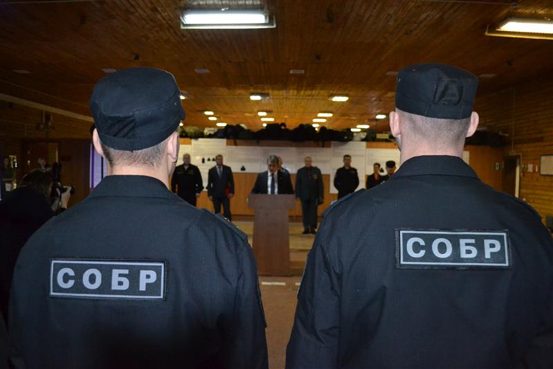 Офицеры псковского СОБРа отметили очередную годовщину со Дня сформирования отряда