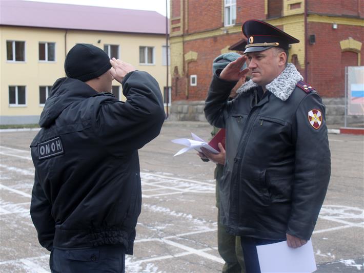 Сотрудники ангарского ОМОНа и ОМОНа на транспорте  отметили очередные годовщины сформирования своих спецподразделений