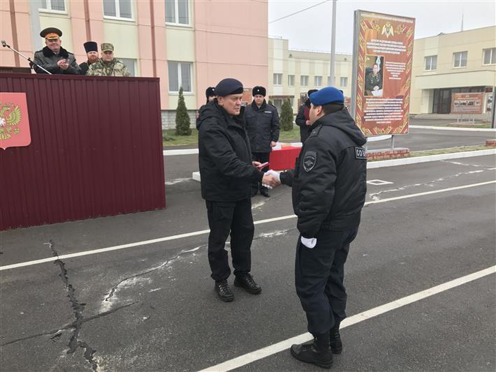 В Отделе Росгвардии по Тамбовской области состоялось торжественное мероприятие, посвященное Дню образования специальных отрядов быстрого реагирования