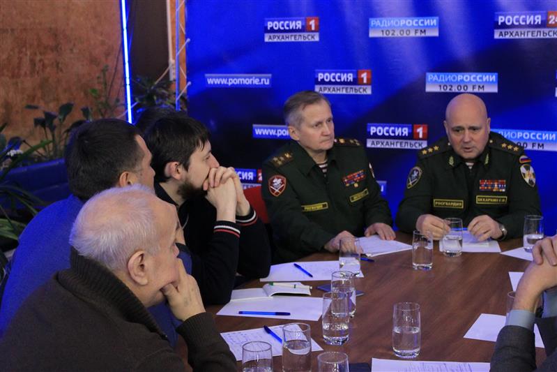 Командующий Северо-Западным округом Росгвардии встретился с руководителями ведущих СМИ Архангельской области (видео)