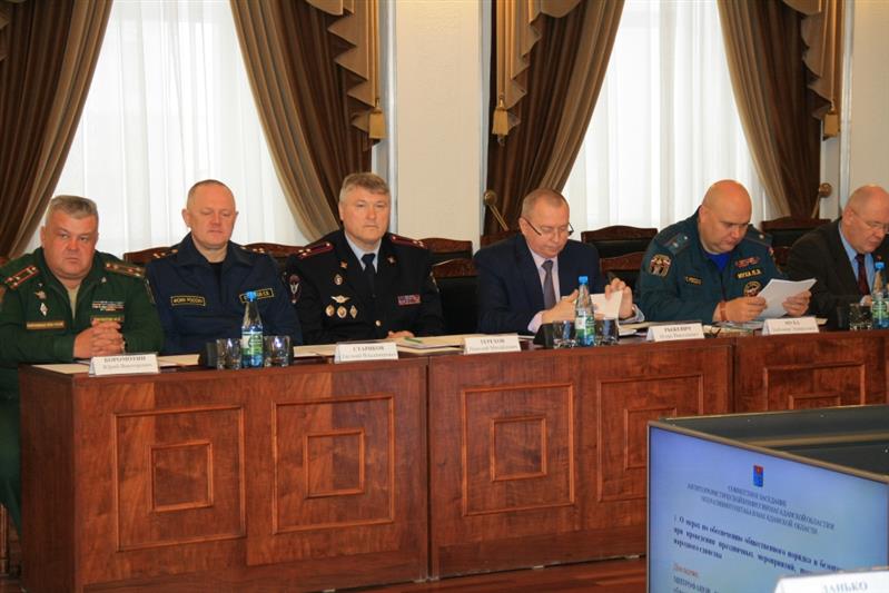 Начальник Отдела Росгвардии по Магаданской области принял участие в заседании антитеррористической комиссии региона