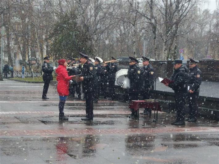 В Петрозаводске прошёл общегородской развод сил и средств территориального органа Росгвардии