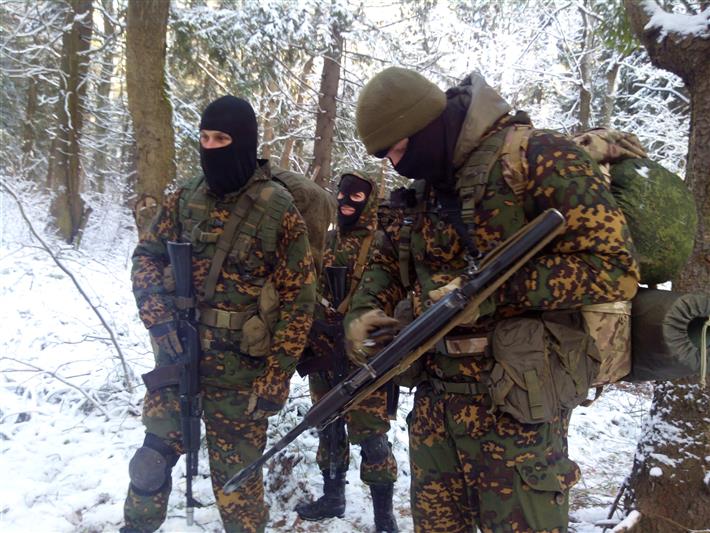 Разведчики софринской бригады Росгвардии провели тактико-специальное занятие по уничтожению условной бандгруппы 