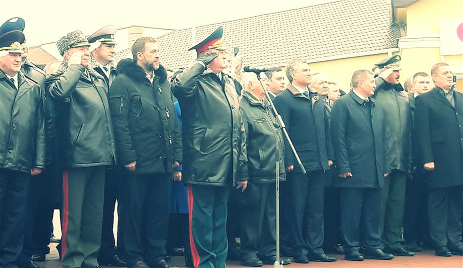Представители Росгвардии приняли участие в открытии в Калаче-на-Дону стелы  «Город воинской славы»