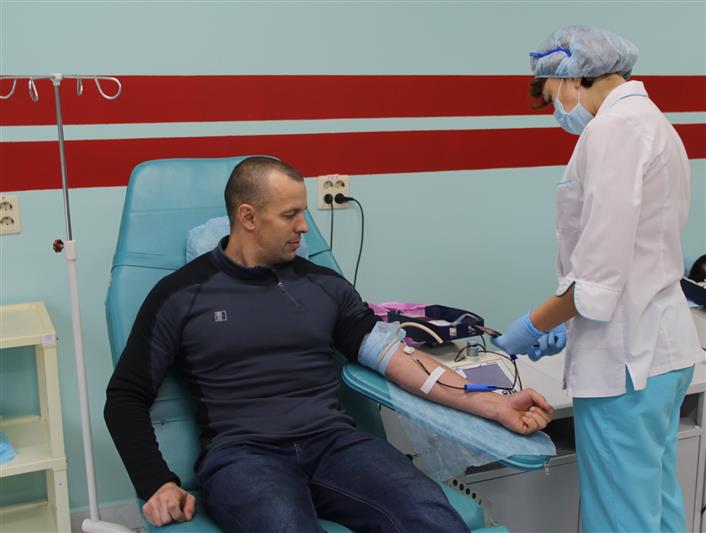 Бойцы тюменского  СОБРа  сдали кровь для нужд медицинских учреждений 