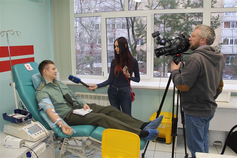 Бойцы тюменского  СОБРа  сдали кровь для нужд медицинских учреждений 
