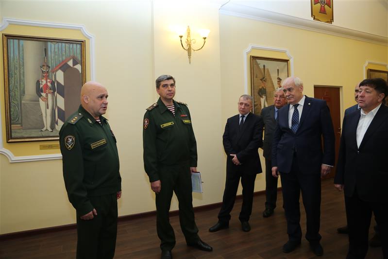 В управлении Северо-Западного округа Росгвардии состоялось торжественное открытие зала истории Лейб-гвардии Преображенского полка