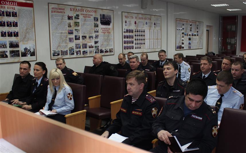В Управлении Росгвардии по Вологодской области подвели итоги оперативно-служебной деятельности за 10 месяцев текущего года