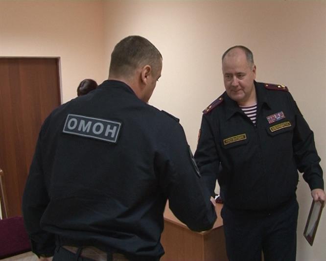В Пятигорске бойцы ОМОНа Росгвардии отметили годовщину  сформирования спецподразделения