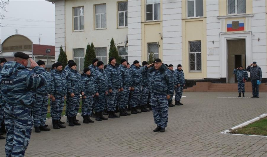 Сотрудники таганрогского ОМОНа отметили очередную годовщину образования отряда
