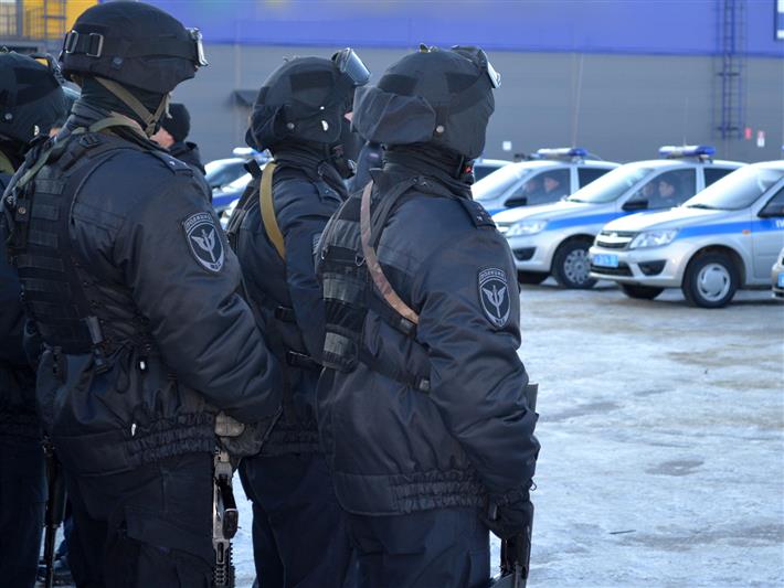 В Омске состоялся общегарнизонный развод личного состава подразделений Росгвардии