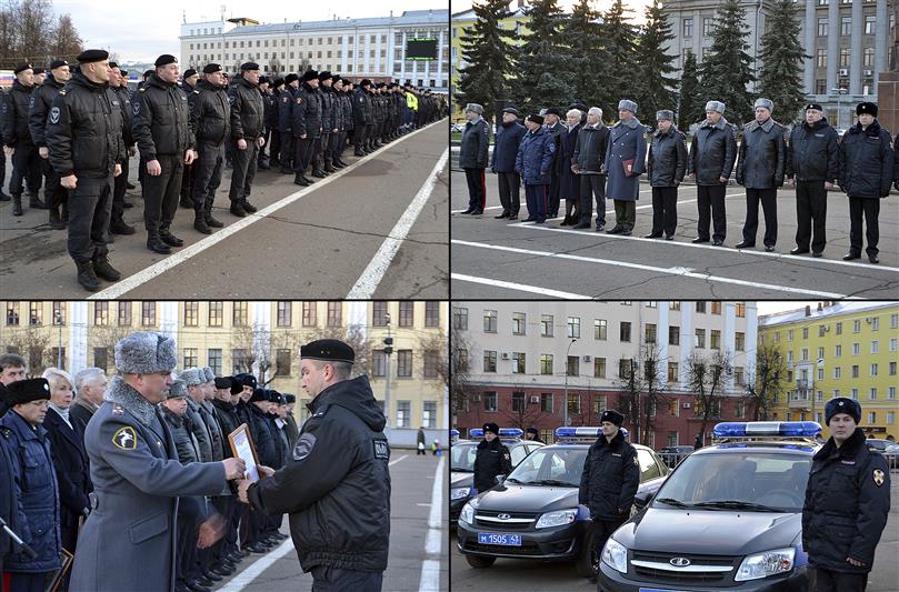 В Кирове сотрудники Росгвардии приняли участие в гарнизонном разводе нарядов, заступающих на службу по охране общественного порядка