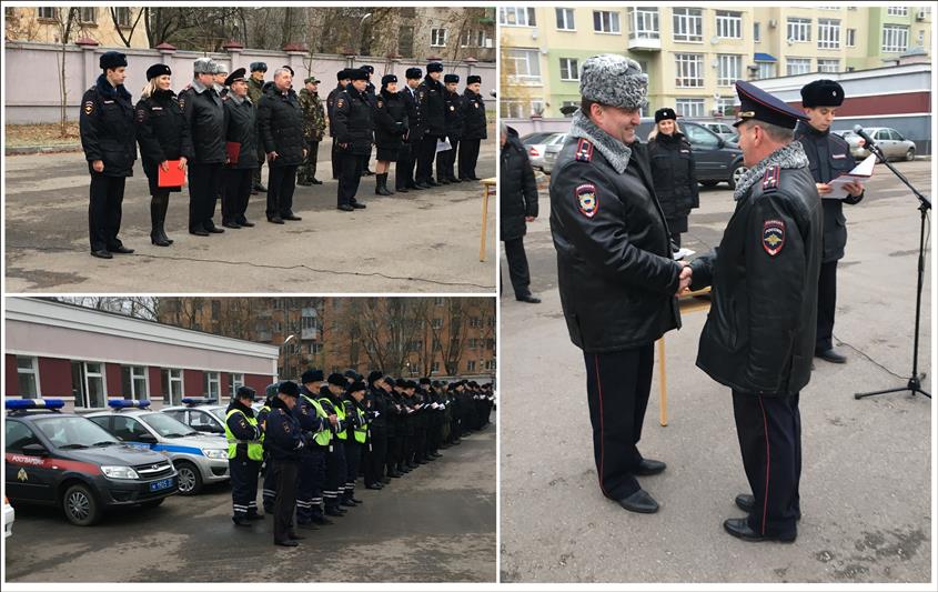 В Иванове состоялся общегородской развод нарядов Росгвардии и полиции 