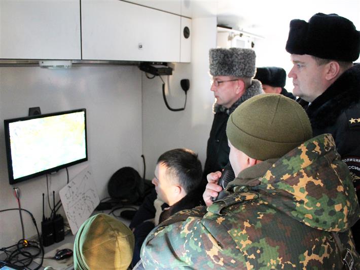 В Горно-Алтайске прошло совместное тактико-специальное учение Росгвардии и  МВД
