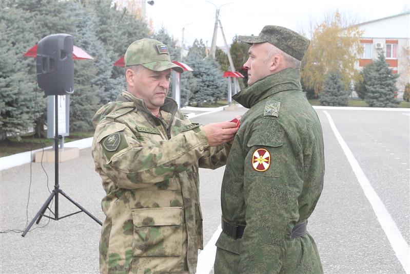 В отдельной ордена Жукова бригаде оперативного назначения Северо-Кавказского округа отметили 17-ю годовщину сформирования воинской части