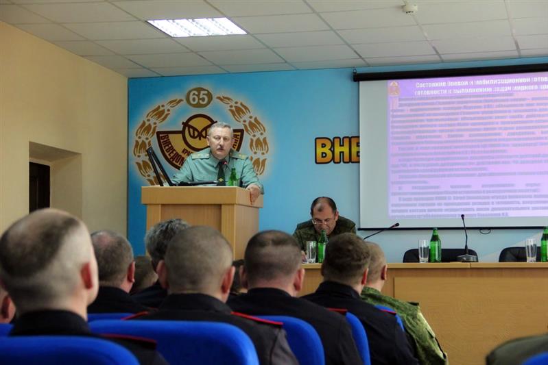В Главном управлении Росгвардии по Краснодарскому краю состоялось подведение итогов за 2017 год