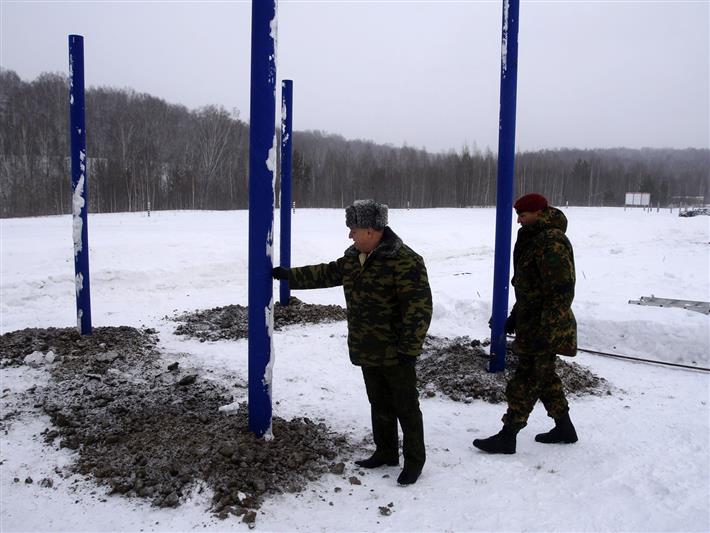 В Новосибирске началось строительство единственной за Уралом специальной штурмовой полосы спецназа