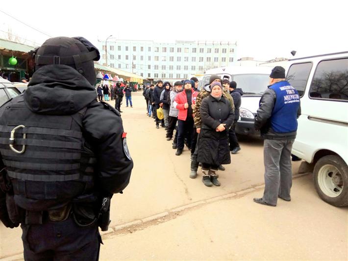 В Самарской области бойцы ОМОНа Росгвардии задержали нарушителей миграционного законодательства