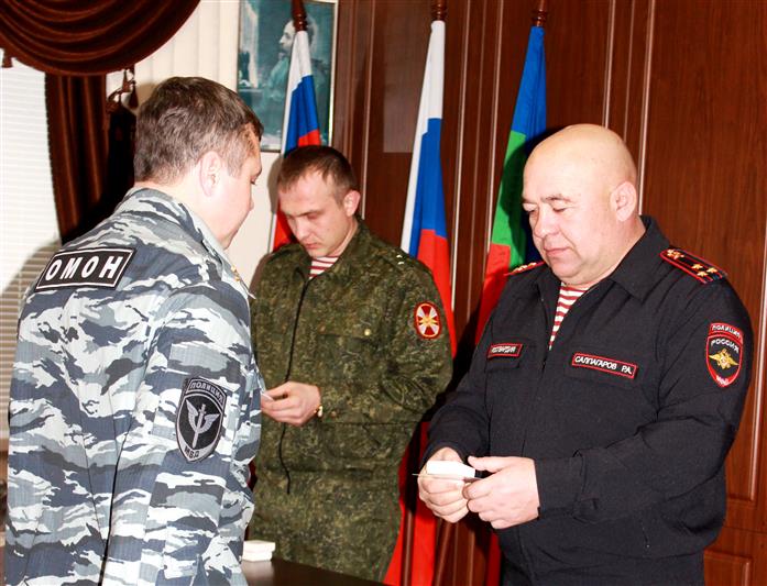 В Отделе Росгвардии по Карачаево-Черкесской Республике состоялась церемония награждения сотрудников