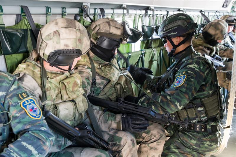 Совместное учение Росгвардии и Народной вооруженной полиции Китая  «Сотрудничество-2017»  вступило в активную фазу (фото, видео)
