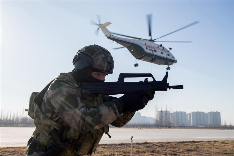 Совместное учение Росгвардии и Народной вооруженной полиции Китая «Сотрудничество-2017»