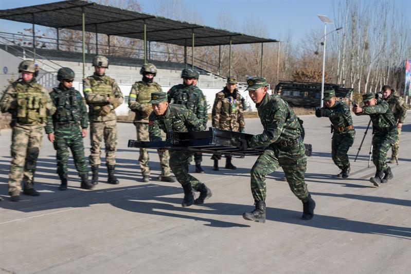Совместное учение Росгвардии и Народной вооруженной полиции Китая  «Сотрудничество-2017»  вступило в активную фазу (фото, видео)