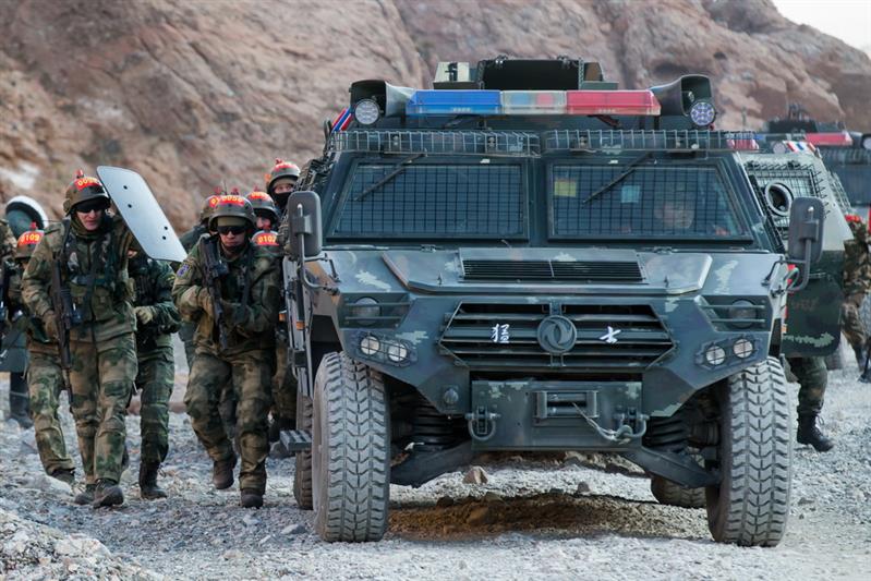 Участники российско-китайского учения «Сотрудничество-2017» совершили трехдневный полевой выход