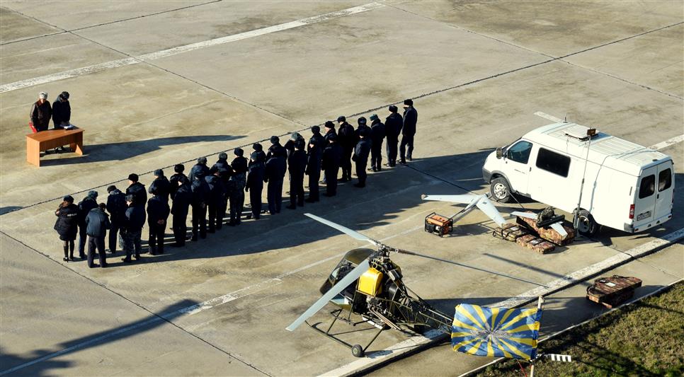 Личный состав авиационного отряда специального назначения Управления Росгвардии по Республике Дагестан отметил 8-ю годовщину образования подразделения