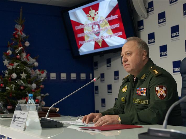 Командующий Сибирским округом Росгвардии провел пресс-конференцию с журналистами 