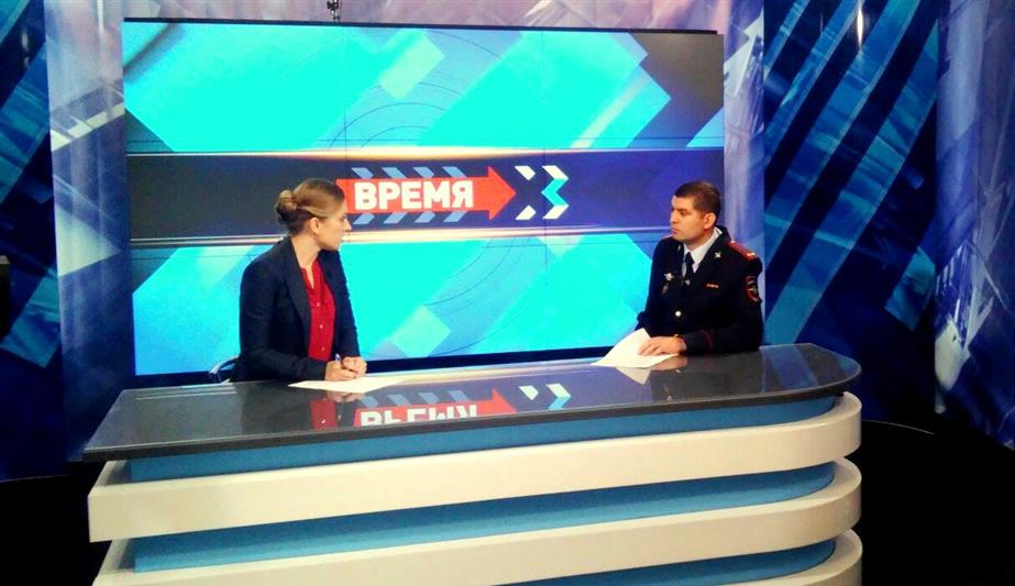 Заместитель начальника управления вневедомственной охраны Управления Росгвардии по г. Севастополю выступил в эфире регионального телевидения