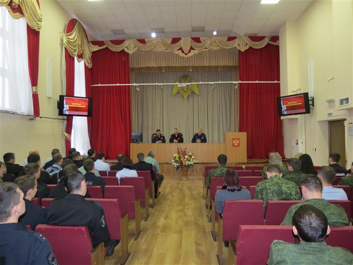 В Управлении Росгвардии по Липецкой области состоялось чествование Героев Отечества
