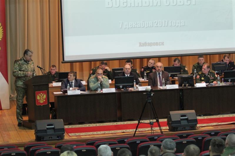 В Восточном округе Росгвардии прошел итоговый военный совет