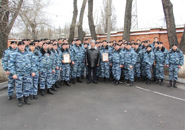 В новочеркасском ОМОНе Росгвардии отметили 24-летие со дня сформирования подразделения