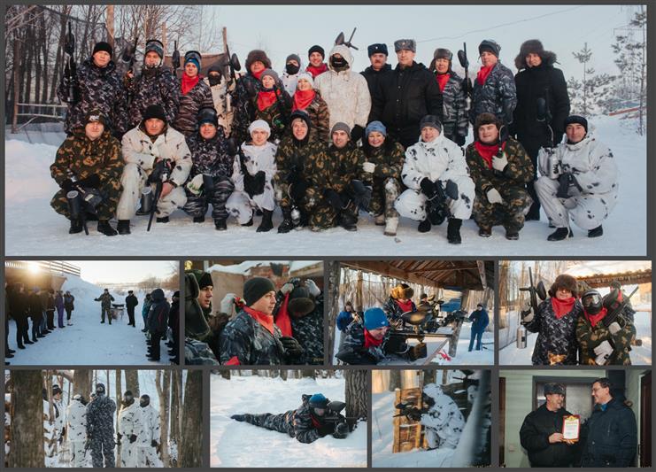 На пейнтбольном поле Уфы сразились росгвардейцы и журналисты 
