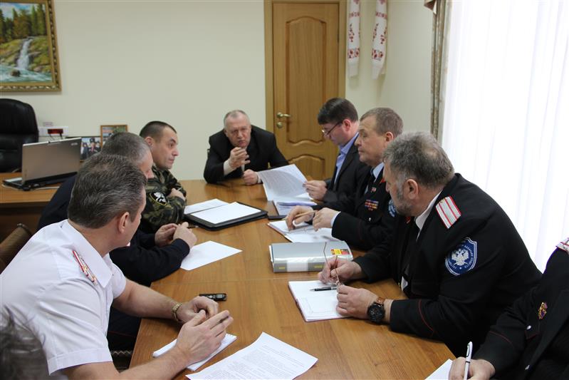 Вопросы взаимодействия с Кубанским казачьим войском обсудили сотрудники Росгвардии в Краснодаре