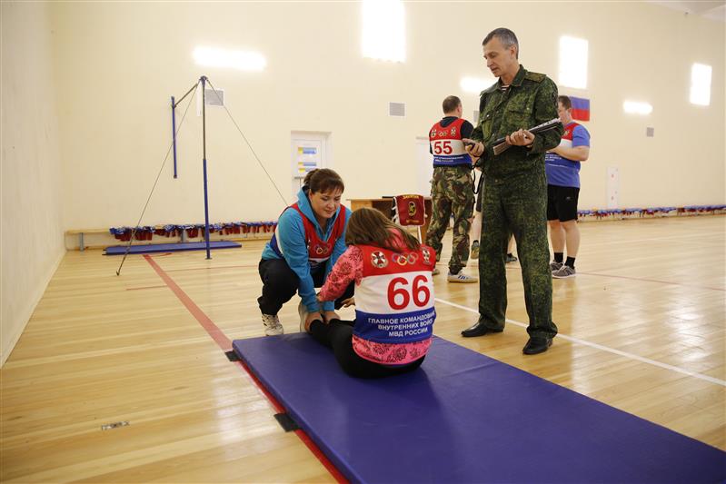 Военнослужащие и сотрудники Центрального аппарата Росгвардии прошли проверку по физической подготовке