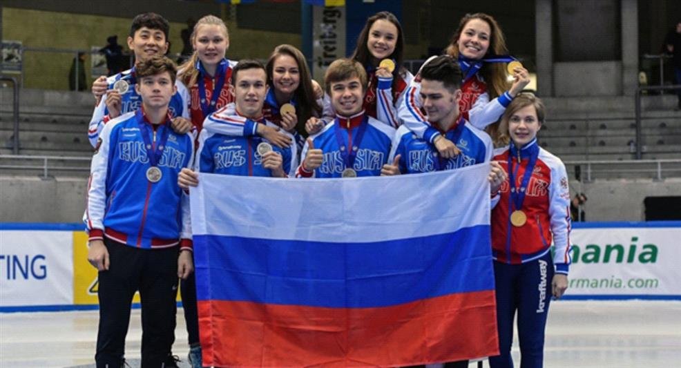 Военнослужащие Центрального округа Росгвардии завоевали «золото» на Чемпионате Европы по шорт-треку